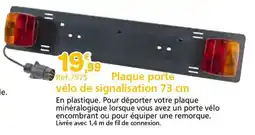 Provence Outillage Plaque porte vélo de signalisation 73 cm offre