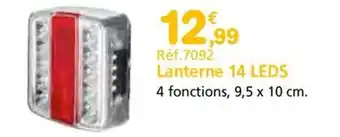 Provence Outillage Lanterne 14 LEDS offre