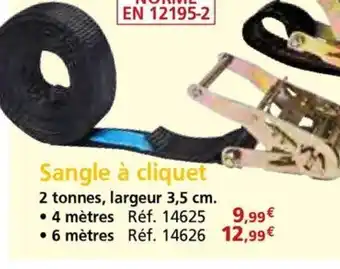 Provence Outillage Sangle à cliquet offre