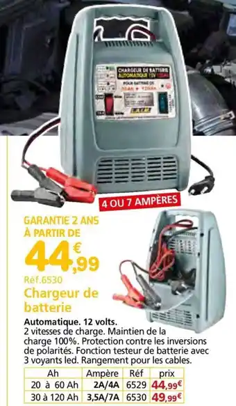 Provence Outillage Chargeur de batterie offre