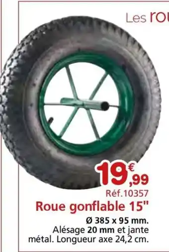 Provence Outillage Roue gonflable 15" offre
