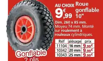 Provence Outillage Roue gonflable offre