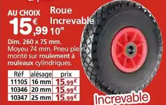 Provence Outillage Roue Increvable 10" offre