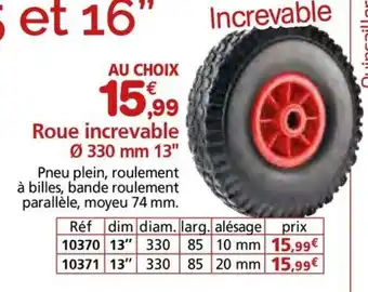 Provence Outillage Roue increvable offre