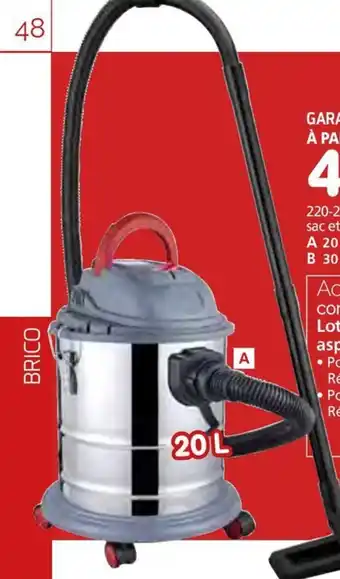 Provence Outillage Aspirateur eau/poussière 1200 W offre