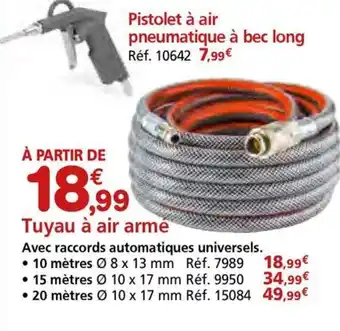 Provence Outillage Tuyau à air armé offre