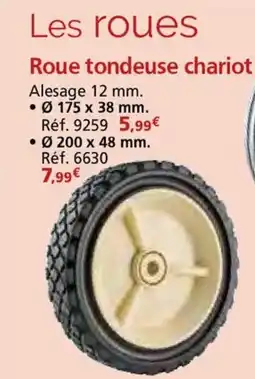 Provence Outillage Roue tondeuse chariot offre