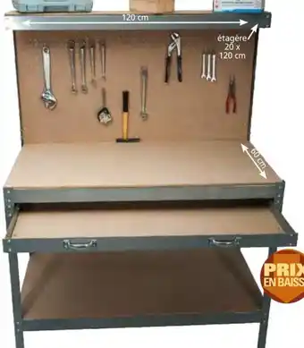 Provence Outillage Établi métal offre