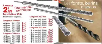 Provence Outillage Foret béton SDS+ offre