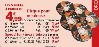 Provence Outillage Disque pour meuleuse offre