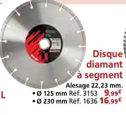 Provence Outillage Disque diamant à segment offre