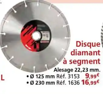 Provence Outillage Disque diamant à segment offre