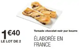 Monop' Torsade chocolat noir pur beurre offre
