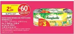 Intermarché Maïs Sans Résidu De Pesticides Bonduelle offre