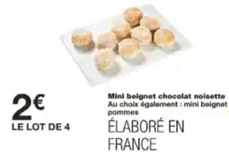 Monop' Mini beignet chocolat noisette offre