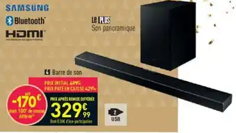 Conforama Barre de son offre