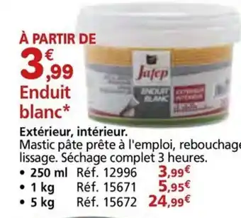 Provence Outillage Enduit blanc offre