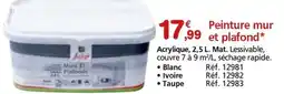 Provence Outillage Peinture mur et plafond offre