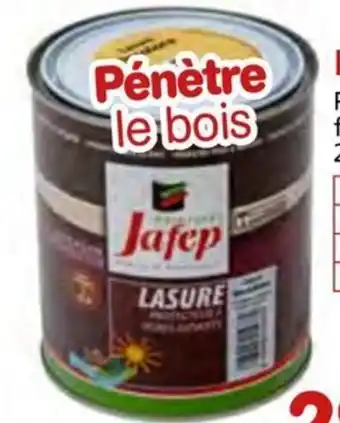 Lasure spéciale bois intérieur extérieur