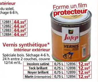 Provence Outillage Vernis synthétique intérieur extérieur offre