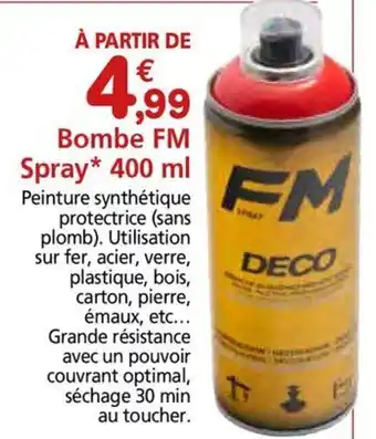 Provence Outillage FM Bombe Spray offre
