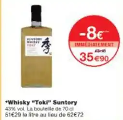 Monop' Whisky Toki Suntory offre