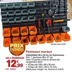 Provence Outillage Panneaux muraux offre