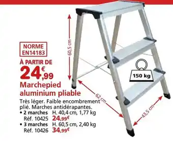 Provence Outillage Marchepied aluminium pliable offre