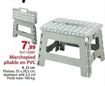 Provence Outillage Marchepied pliable en PVC offre