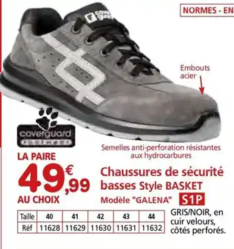 Provence Outillage Chaussures de sécurité basses style basket offre