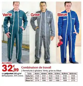 Provence Outillage Combinaison de travail offre