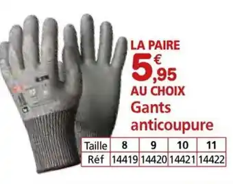 Provence Outillage Gants anticoupure offre