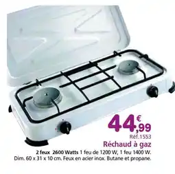 Provence Outillage Réchaud à gaz offre
