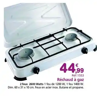 Provence Outillage Réchaud à gaz offre