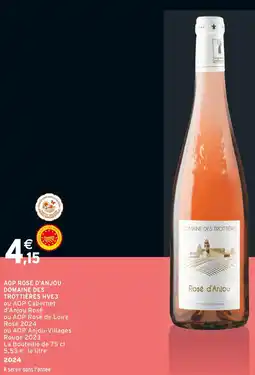 Intermarché Domaine des Trottières AOP Rosé d'Anjou HVE3 offre