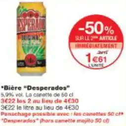 Monop' Bière "Desperados offre