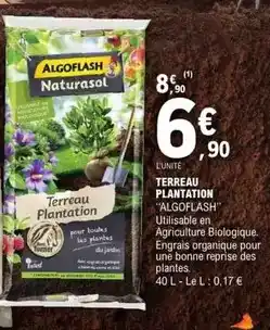 E.Leclerc Algoflash - terreau plantation offre