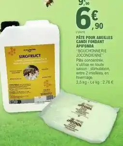 E.Leclerc Pâte pour abeilles offre