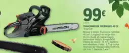 E.Leclerc Foxter - tronçonneuse thermique 40 cc offre