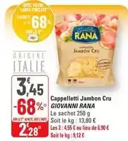 G20 Rana - cappelletti jambon cru offre