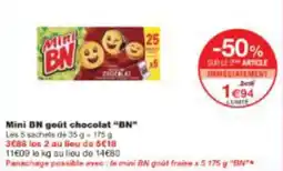 Monop' Mini BN goût chocolat "BN" offre