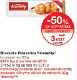 Monop' Biscuits Florentin Kambly offre