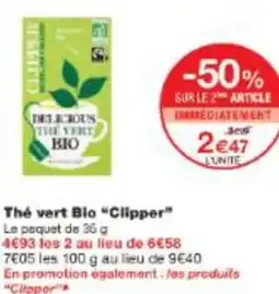 Monop' The vert Bio Clipper offre