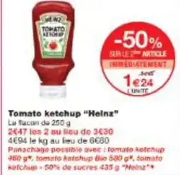 Monop' Tomato ketchup Heinz offre