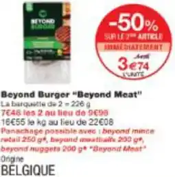 Monop' Beyond Burger Beyond Meat offre