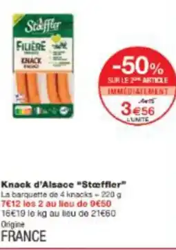 Monop' Knack d'Alsace Stæffler offre