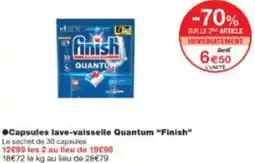Monop' Capsules lave-vaisselle quantum finish offre