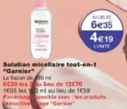 Monop' Solution micellaire tout-en-1 Garnier offre