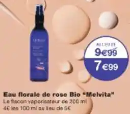 Monop' Eau florale de rose Bio Melvita offre