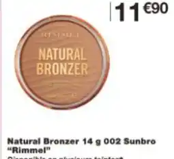 Monop' Natural Bronzer 14 g 002 Sunbro Rimmel offre